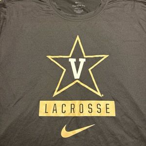 New Vanderbilt Commodores lacrosse Men’s S, M,  & XXL Nike short Sleeve Shirt